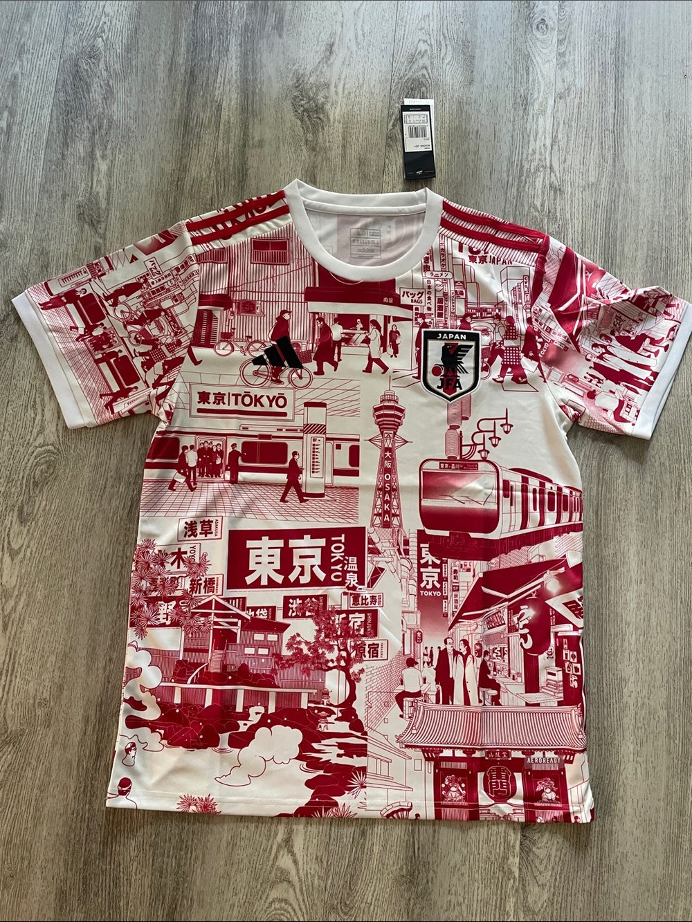 Adidas Japan soccer jersey. SLIM FIT